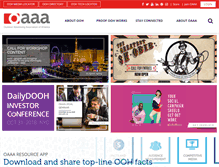 Tablet Screenshot of oaaa.org
